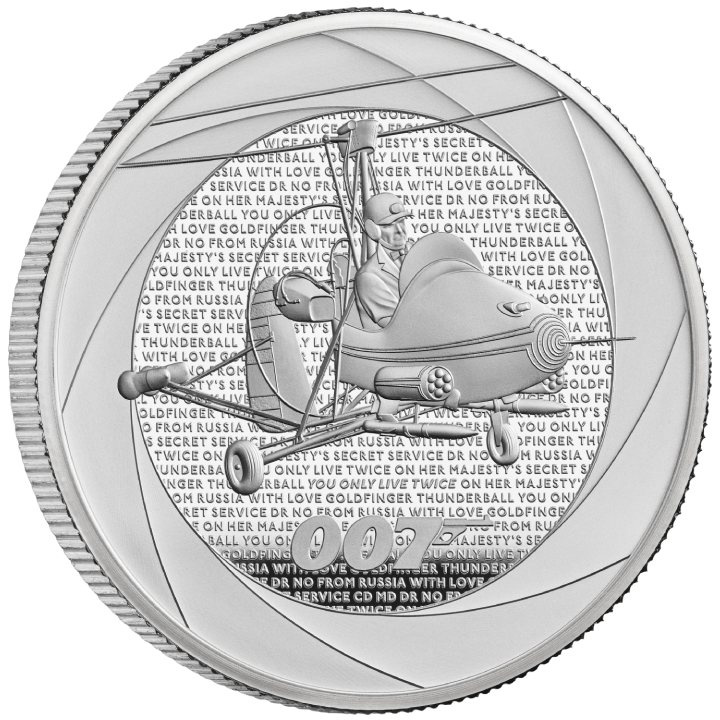 Bond Films of the 60s 1 oz Silber 2023 Proof