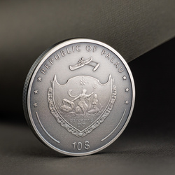 Palau: Daydreamer – Adventure kolorowany 2 uncje Srebra 2023 Ultra High Relief Antiqued Coin