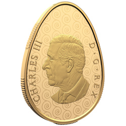 Kanada: Velikonoční vejce 250 dolarů Zlato 2025 proof