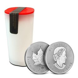 Feuille d'érable canadienne 1 once d'argent 2019 (Incuse)