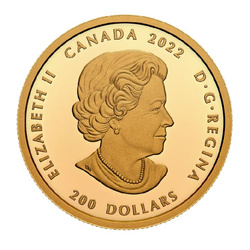 Kanada: Purely Brilliant Collection - Forevermark Black Label Cushion 1 uncia arany 2022 Proof Ultra High Relief