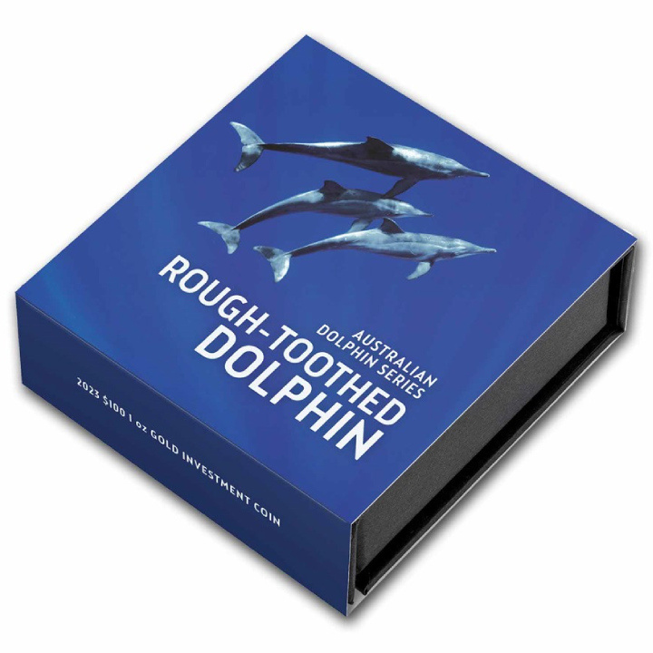 Delfino dai denti ruvidi 1 oncia d'oro 2023