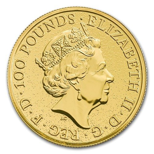 The Queen’s Beasts: The Red Dragon of Wales 1 oz Gold 2017