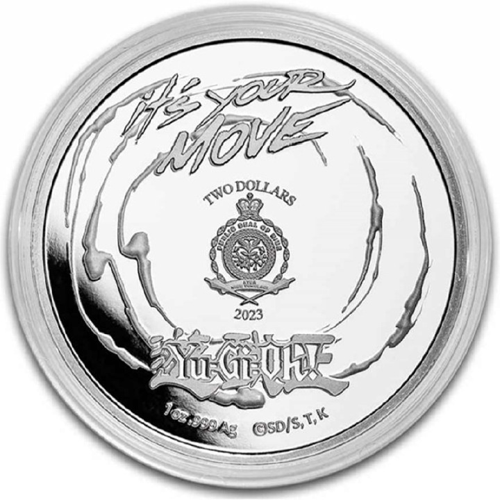 Niue: Yu-Gi-Oh! Game Flip - 25th Anniversary 1 oz Silber 2023 Coin