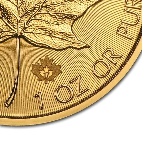 Canadian Maple Leaf 1 oz Gold 2018