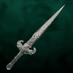 Medalie de argint Laevateinn (Loki's Sword) 1 oz Silver 2026 Ultra High Relief Antiqued Shaped