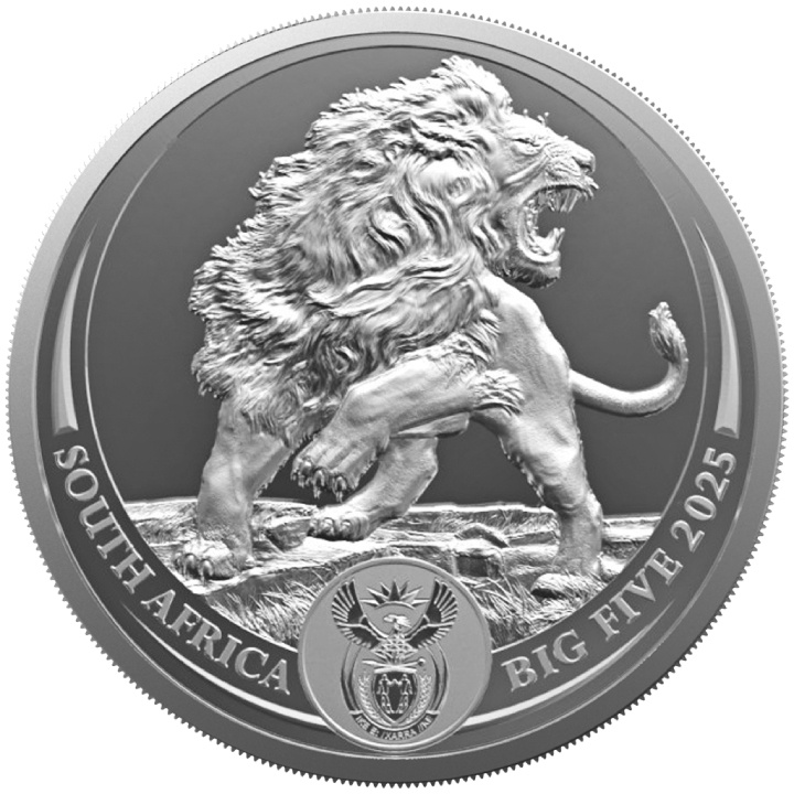 Big Five III: Lion 1 uncja Srebra 2025