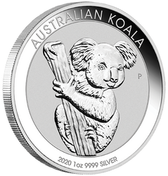 Koala 1 uncia ezüst 2020