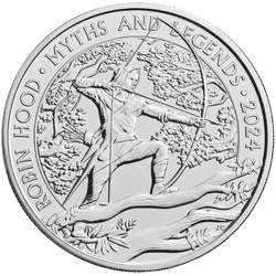 Myths & Legends : Robin Hood 5 £ en cuivre-nickel 2024
