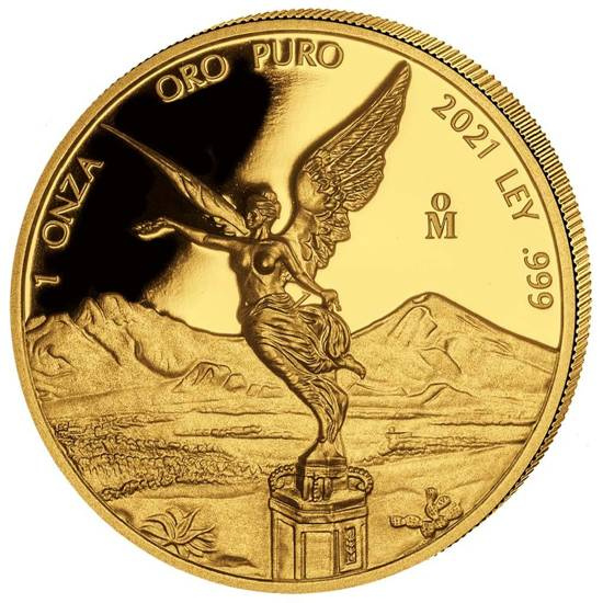 Mexican Libertad 1 uncja Złota 2021 Proof