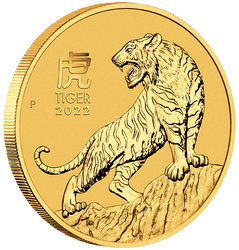 Lunar III: Year of the Tiger 1 oz Gold 2022