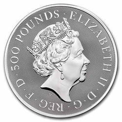 Queen's Beasts: Completer 1000 gram Silver 2021