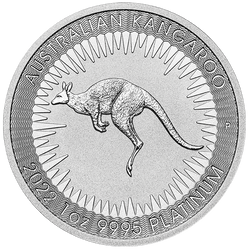 Australian Kangaroo 1 oz Platinum 2022