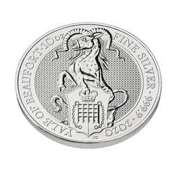 Les bêtes de la reine : Yale Beaufort 10 onces d'argent 2020
