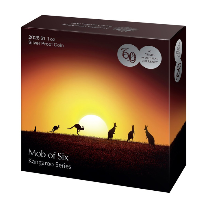 Moneta d’argento Kangaroo 1 oncia d’argento 2026 Proof