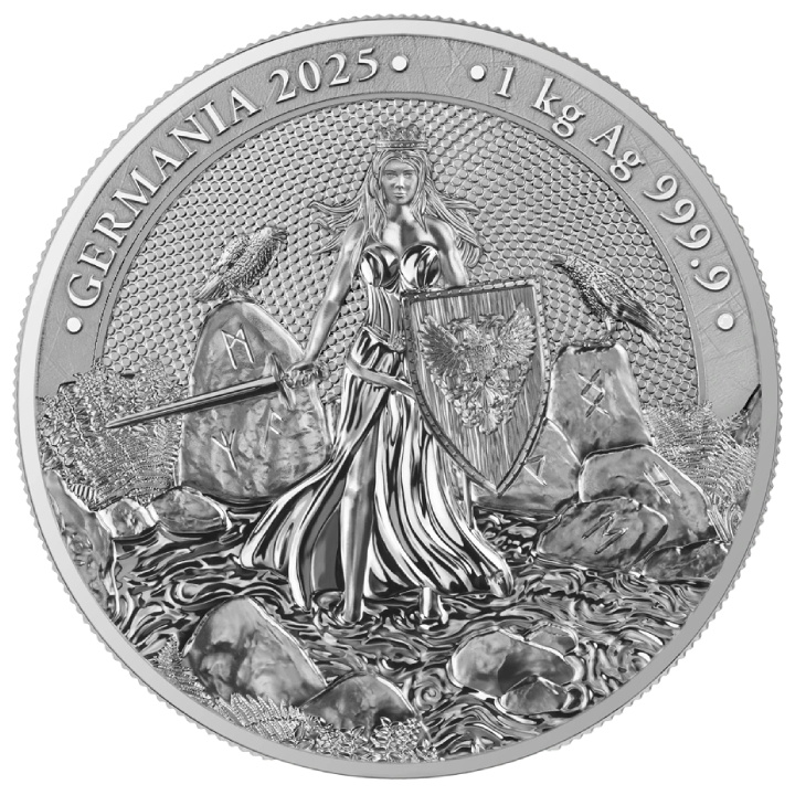 Germania 1000 grams Silber 2025