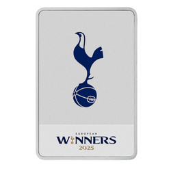 Tottenham Hotspur Europa League 2025 Winners kolorowana 1 uncja Srebra 2025
