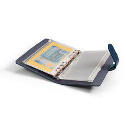 Leuchtturm cestovní pořadač na peníze Oslo Midnight s 5 vložkami