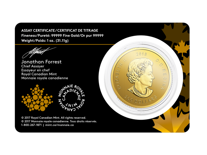 Canadian Golden Eagle 1 oz Gold 2018