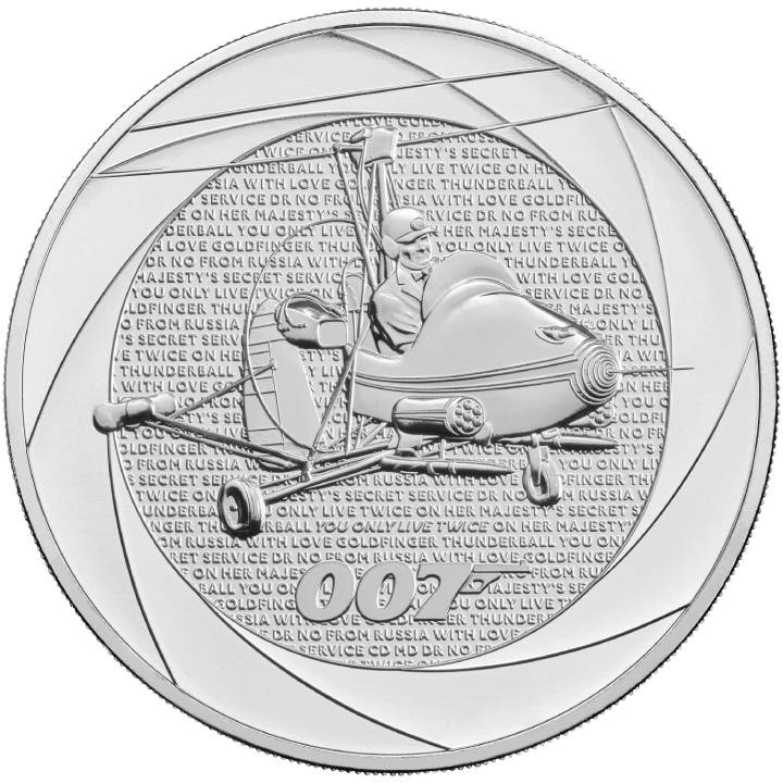 Bond Films of the 60s 5 £ en cuivre-nickel 2023