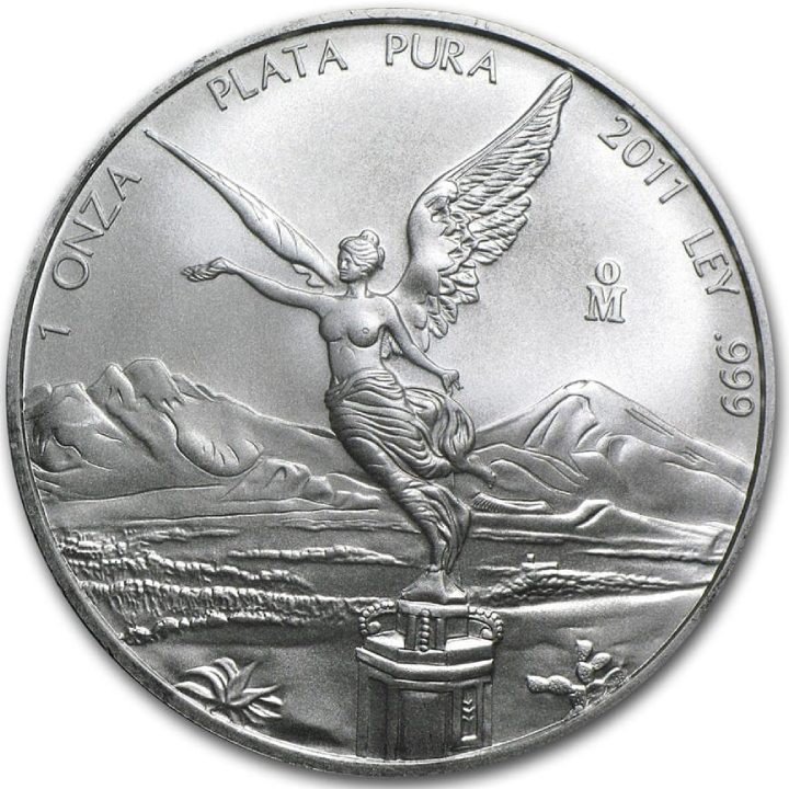 Mexican Libertad 1 oz Silver 2011