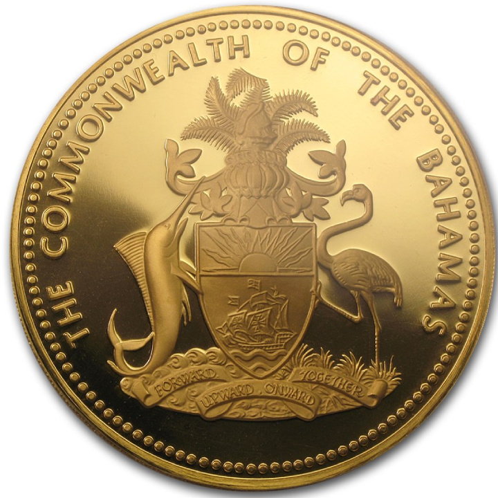 Bahamy $2500 Złoto 1974 Proof