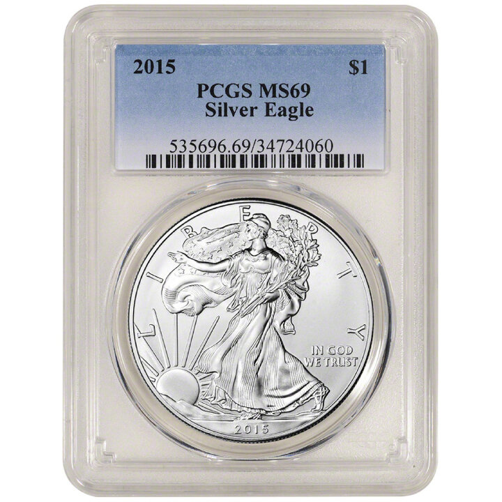 American Eagle 1 oz Silver 2015 PCGS MS69