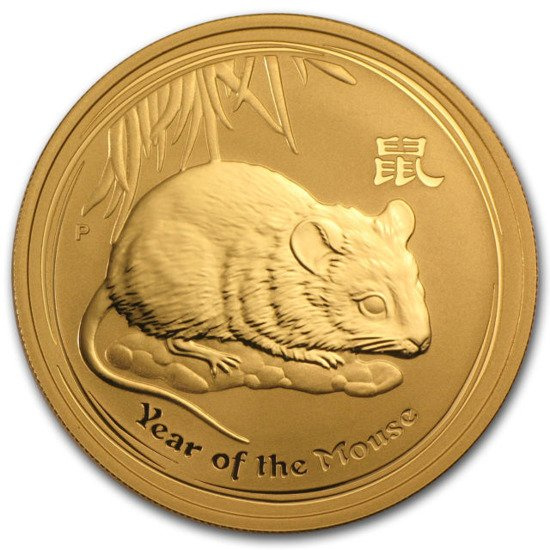 Lunar II: Rok Myszy 1 uncja Złota 2008