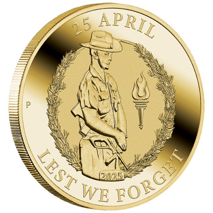 Anzac Day $1 Brąz Aluminiowy 2025 (moneta w karcie)