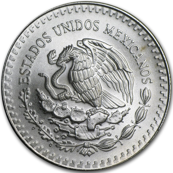 Mexican Libertad 1 uncja Srebra 1990
