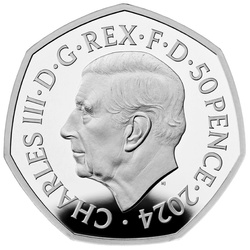 Tales of the Earth - Steppe Mammoth 50p Srebro 2024 Proof 