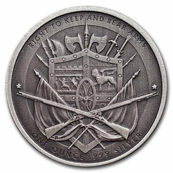 Founders of Liberty: Cicero - Keep & Bear Arms 1 oz Silver Antique Coin