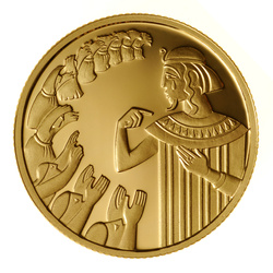 Joseph and his Brothers 10 NIS Złoto 2000 Proof
