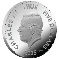 Niue: Year of a Snake 2 uncje Srebra 2025 Prooflike