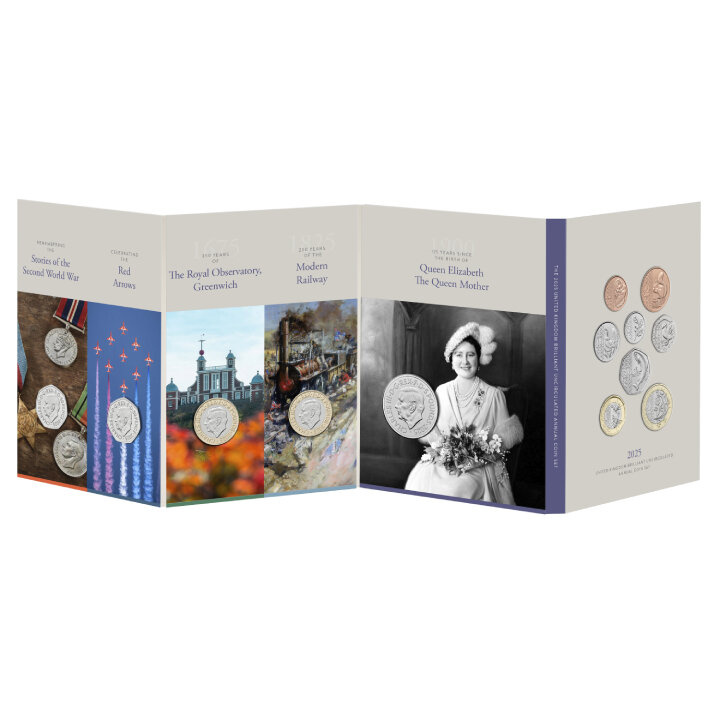 The 2025 United Kingdom Brilliant Uncirculated Annual 13 Coins Set