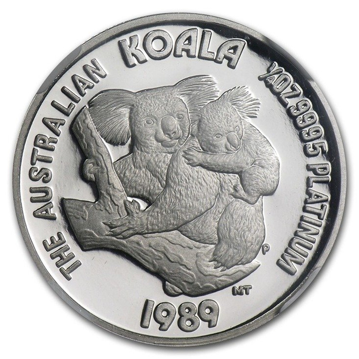 Koala 1/4 Onza Platino 1989 PCGS PR69DCAM