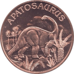 Apatosaurus 1 uncja Miedzi