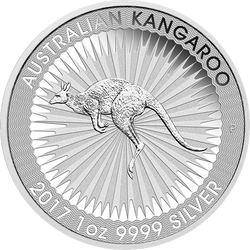 Australijski Kangur 1 uncja Srebra 2017
