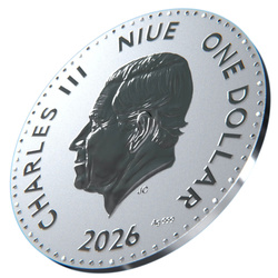 Niue: Year of the Horse 1/2 onza Plata 2026 Prooflike