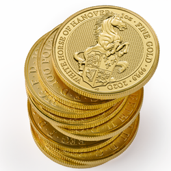 The Queen’s Beasts 2020: The White Horse of Hanover 1 oz Gold