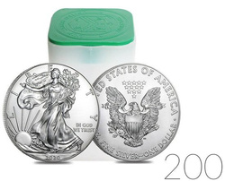 American Eagle 1 oz Silber 2020 PAKET 200 Stück
