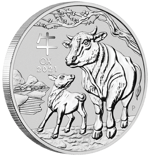 Lunar III: Año del Búfalo 1/2 oz Plata 2021