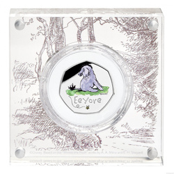 Winnie the Pooh - Eeyore colorato argento 2022 Proof