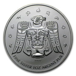 Olympijský totem Thunderbird 1 unce stříbra 2009