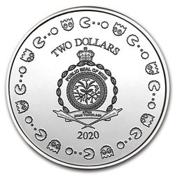 Niue: 40 Jahre - PAC-MAN 1 oz Silber 2020