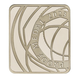 Lote de 5 monedas conmemorativas de cobre del Reino Unido 2023 Proof
