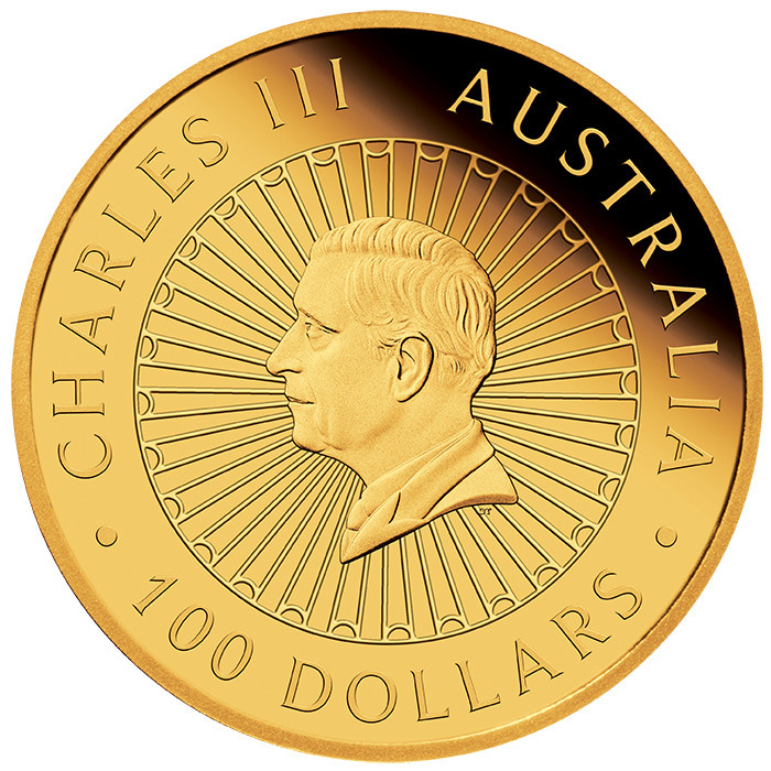 Złota Moneta Great Southern Land 1 uncja złota 2026 Chrysoprase Proof