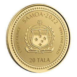Samoa: Light of Christ 1 oz Gold 2022 Prooflike