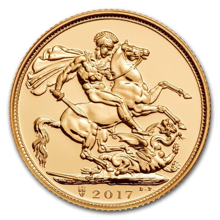 Zlatý suverén Velká Británie Gold Sovereign 2017