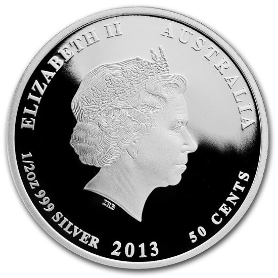 Lunar II: Año de la Serpiente 1/2 oz Plata Proof 2013